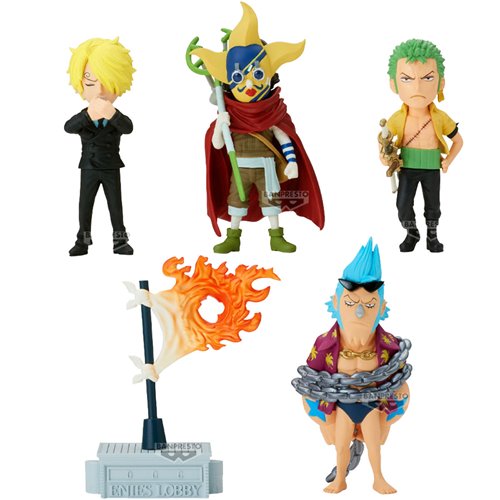 (Preorder May 2025) One Piece Enies Lobby 2 WCF Mini-Figure Set of 5