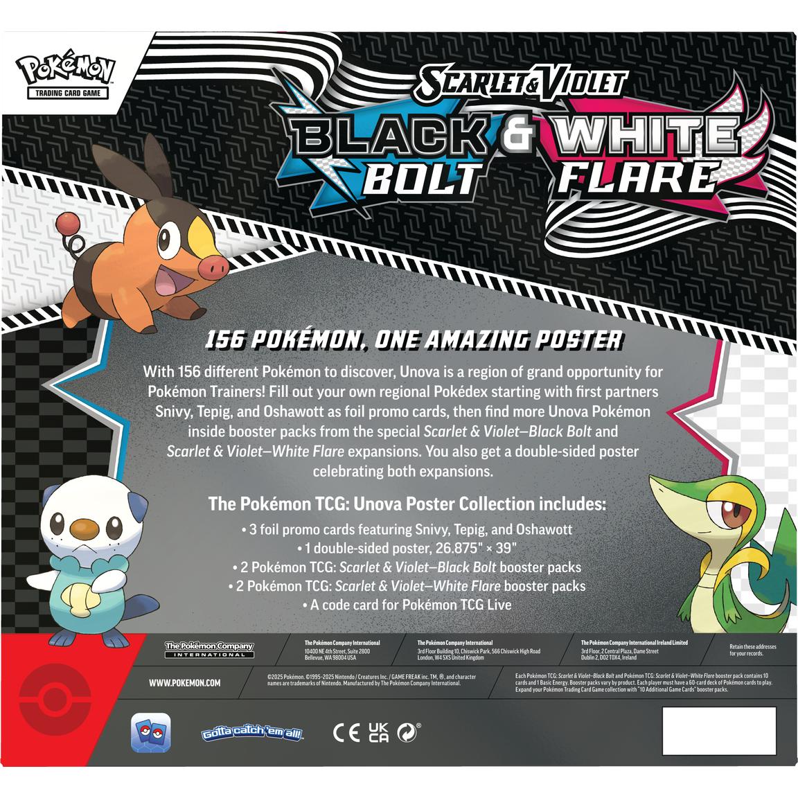 Pokemon TCG: Scarlet & Violet - Unova Poster Collection