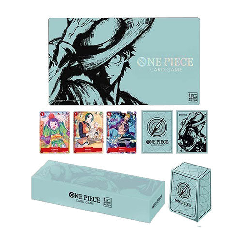 WE GOT THE Japanese One Piece Card Game 1 Year Anniversary Set! I can't  believe we WON this! 