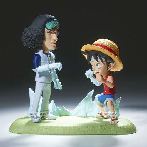 (Preorder July 2025) One Piece WCF Mini Figure Log Stories Luffy vs Kuzan