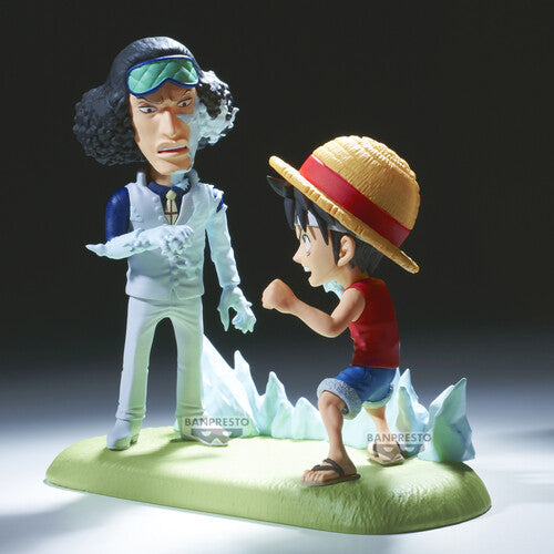 (Preorder July 2025) One Piece WCF Mini Figure Log Stories Luffy vs Kuzan