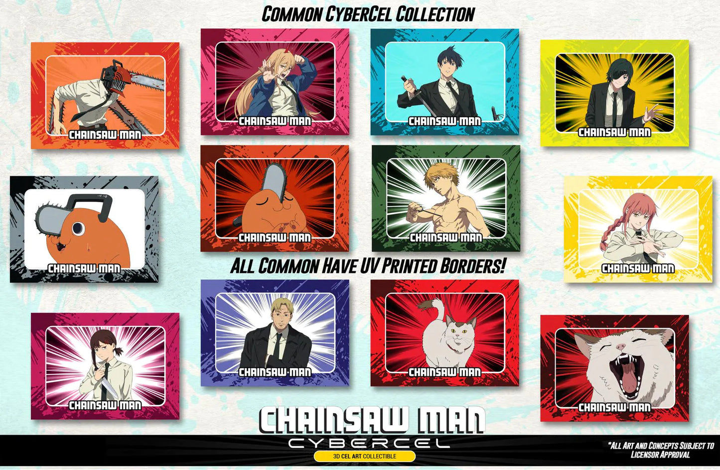 Chainsaw Man Series 1 Cybercel 3D Cel Art Collectible Pack