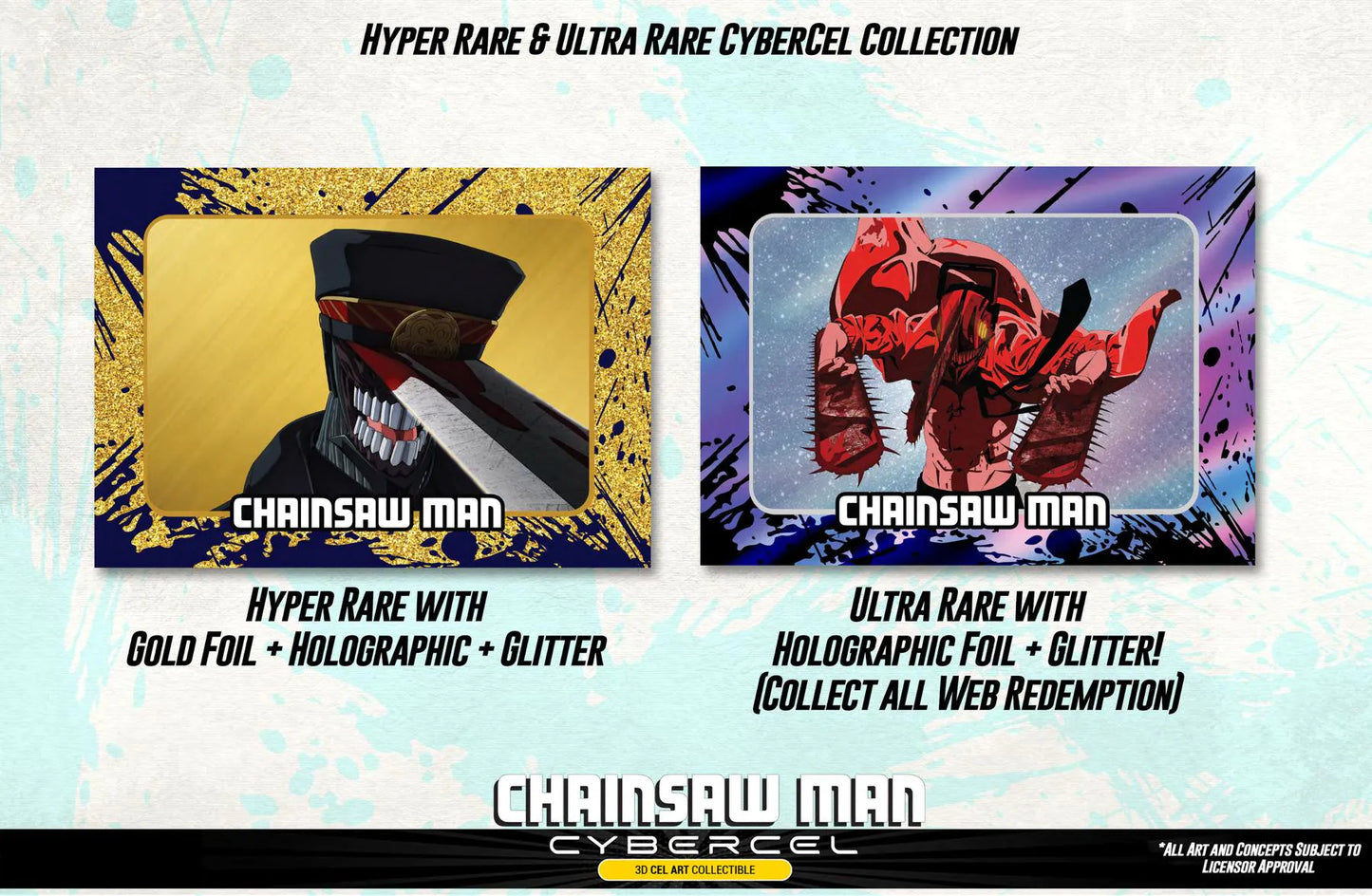Chainsaw Man Series 1 Cybercel 3D Cel Art Collectible Pack