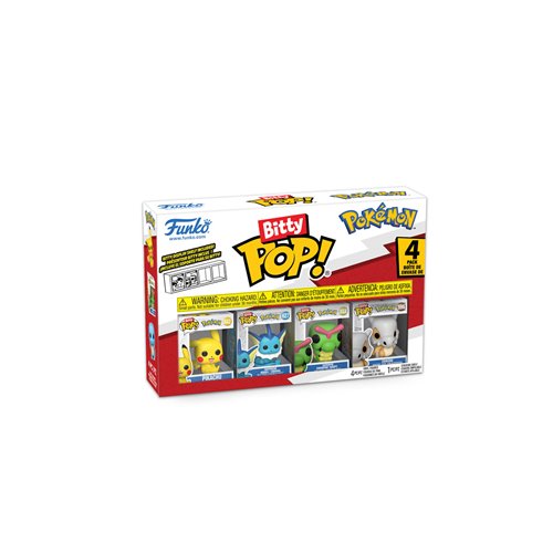 Pokemon (Pikachu) 4-Pack Funko Bitty Pop! Figures