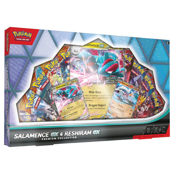 (Preorder 10/24) Pokemon TCG: Salamence ex & Reshiram ex Premium Collection