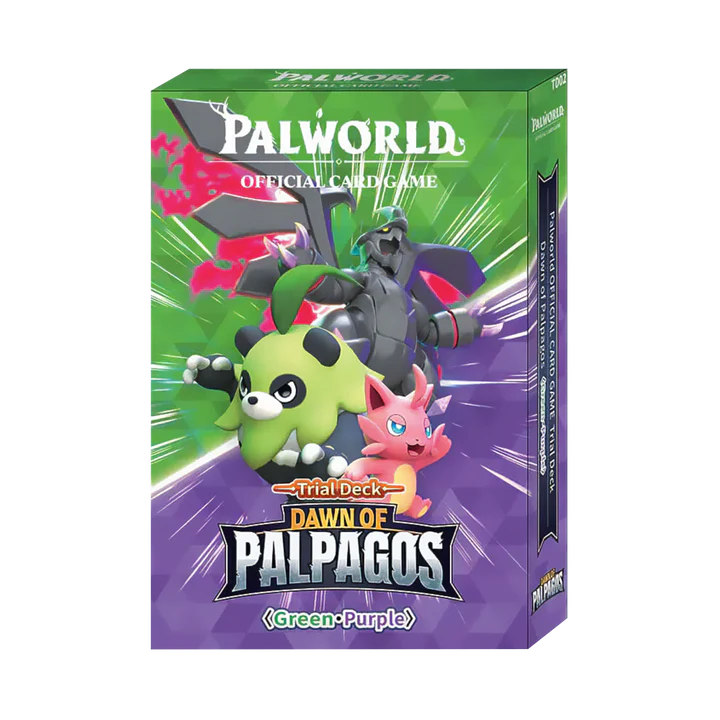 (Preorder 7/30) Palworld OCG: Dawn of Palpagos Trial Deck - Green & Purple