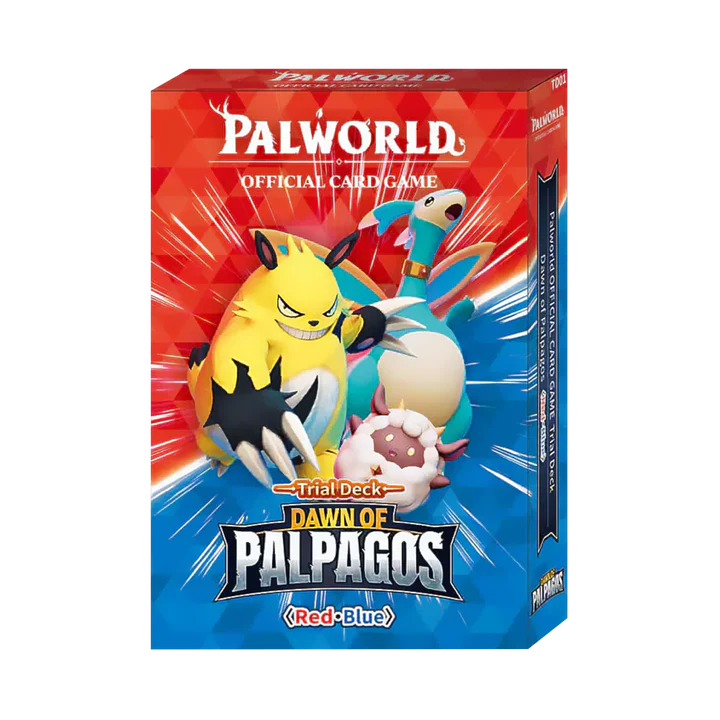 (Preorder 7/30) Palworld OCG: Dawn of Palpagos Trial Deck - Red & Blue