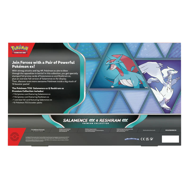 (Preorder 10/24) Pokemon TCG: Salamence ex & Reshiram ex Premium Collection