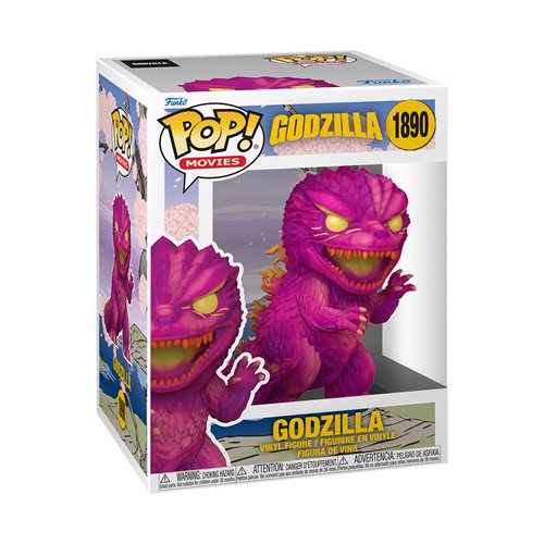 (Coming Soon) Godzilla Retro Futurism Godzilla Pink Premium Funko Pop! Vinyl Figure #1890