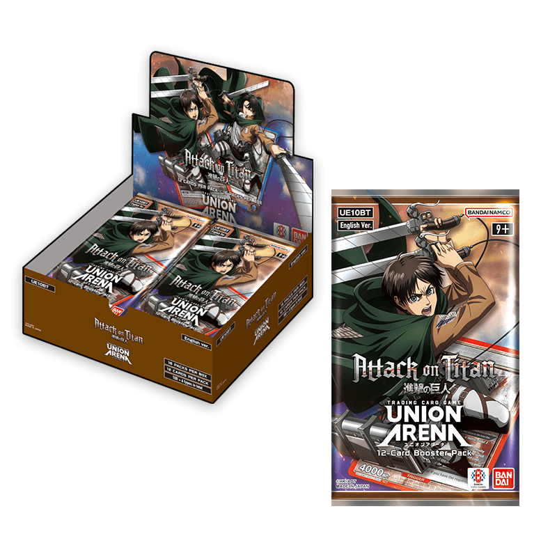 (Preorder 8/29) Union Arena TCG: Attack on Titan Booster Box (UE10BT)