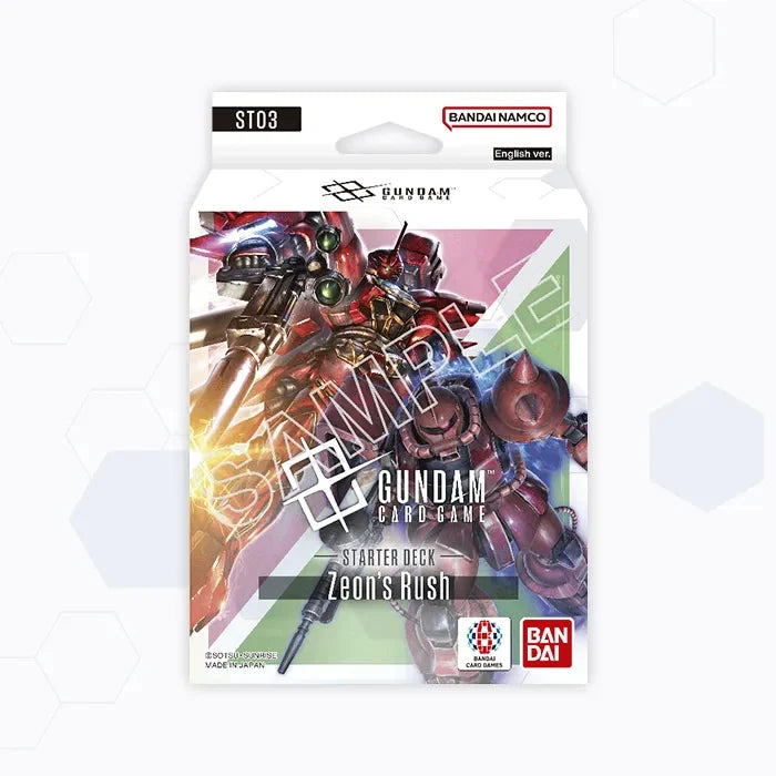 Gundam Card Game: Zeon's Rush Starter Deck (ST-03)
