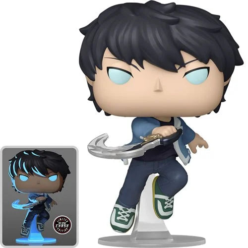 Solo Leveling Sung Jinwoo (Chase GITD Edition) Funko Pop! Vinyl Figure #1982 (BOX DAMAGED)