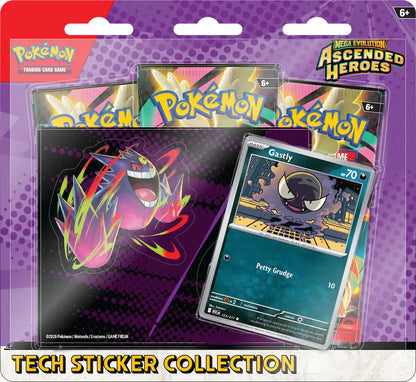 Pokemon TCG: Mega Evolution - Ascended Heroes Tech Sticker Collection (Styles Vary)
