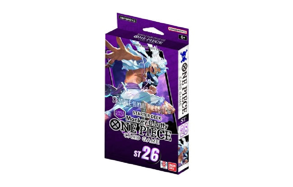 (Preorder 6/6) One Piece Card Game: Purple/Black - Monkey D. Luffy Starter Deck (ST-26)