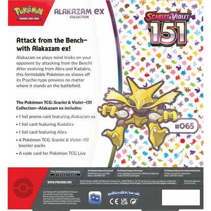 Pokemon TCG: Scarlet & Violet - 151 Alakazam ex Collection