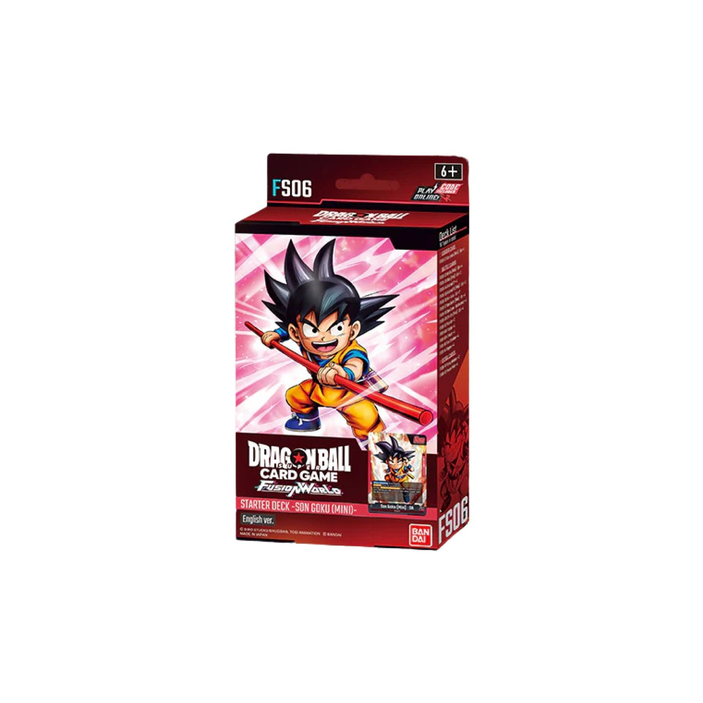 Dragon Ball Super Card Game - Fusion World: Son Goku Mini Starter Deck (FS-06)