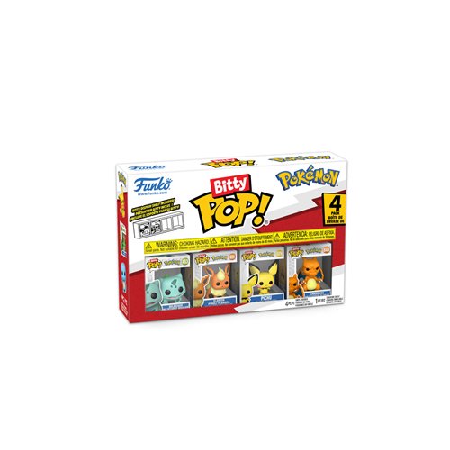 Pokemon (Bulbasaur) 4-Pack Funko Bitty Pop! Figures