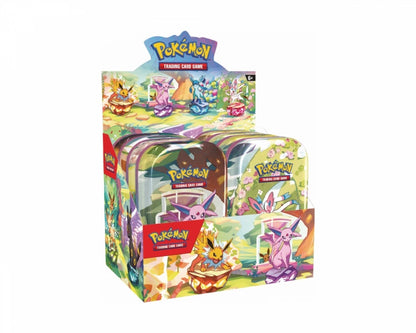 Pokemon TCG: Scarlet & Violet - Prismatic Evolutions Mini Tin Display