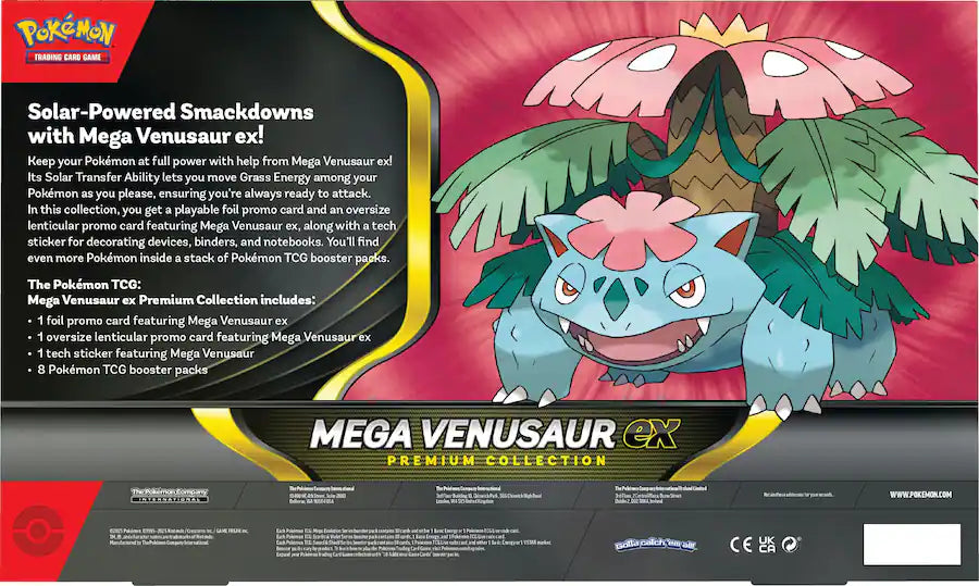 (Preorder 12/5) Pokemon TCG: PKM: Mega Venusaur ex Premium Collection