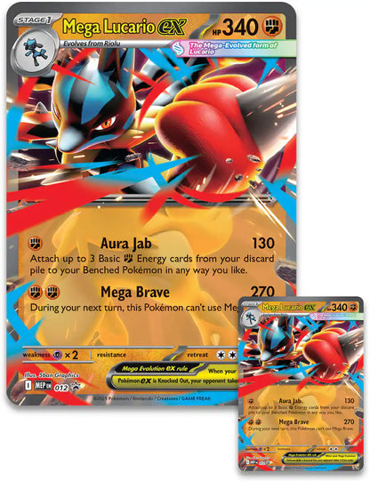 (Coming 11/14) Pokemon TCG: Mega Lucario ex Figure Collection
