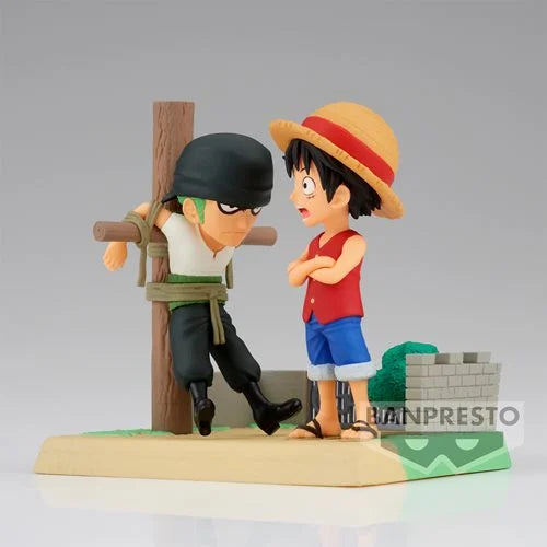 One Piece Monkey D. Luffy and Roronoa Zoro Log Stories World Collectable Mini-Figure