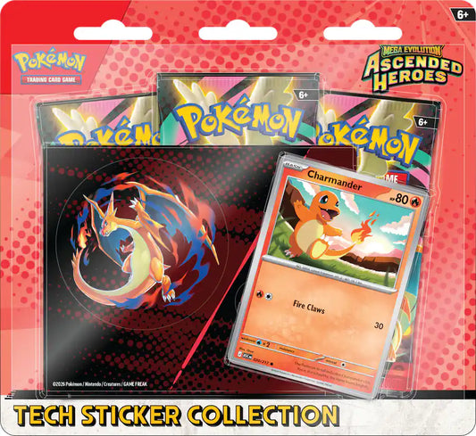 Pokemon TCG: Mega Evolution - Ascended Heroes Tech Sticker Collection (Styles Vary)