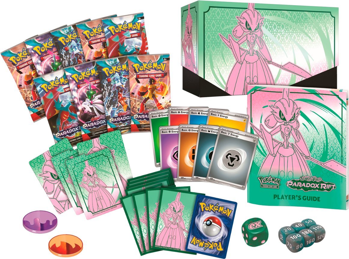 Pokemon TCG: Scarlet & Violet - Paradox Rift Elite Trainer Box [Iron Valiant]