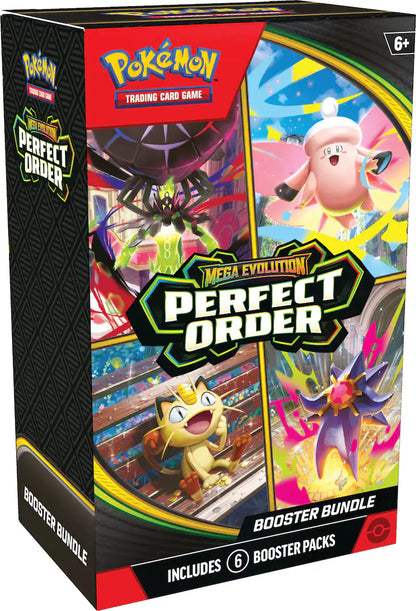 (Preorder 3/27) Pokemon TCG: Mega Evolution - Perfect Order Booster Bundle