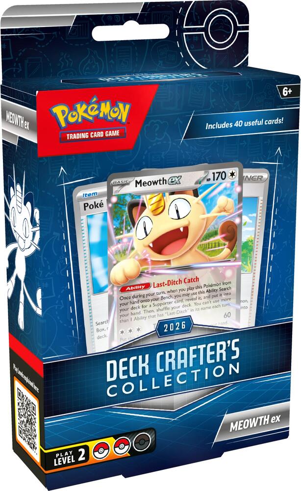 (Coming Soon) Pokemon TCG: Deck Crafter's Collection - Meowth ex