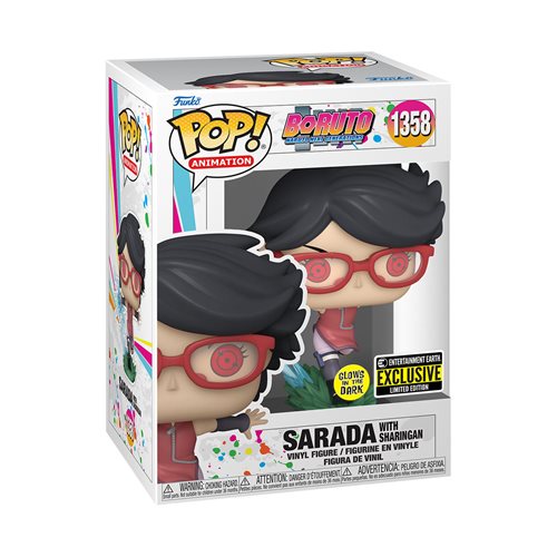 Boruto Sarada with Sharingan Glow-in-the-Dark Funko Pop! Vinyl Figure - EE Exclusive