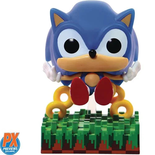 (Back Order 2024) Sonic the Hedgehog Ring Scatter Sonic Funko Pop! Vinyl Figure #918 - PX Exclusive