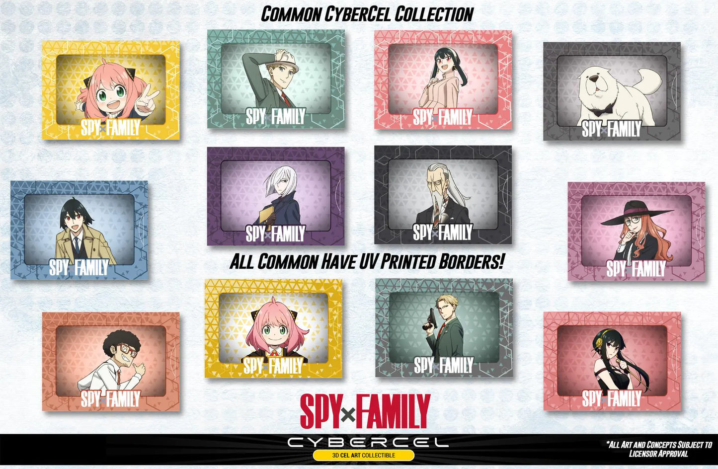 Spy x Family Series 1 Cybercel 3D Cel Art Collectible Pack