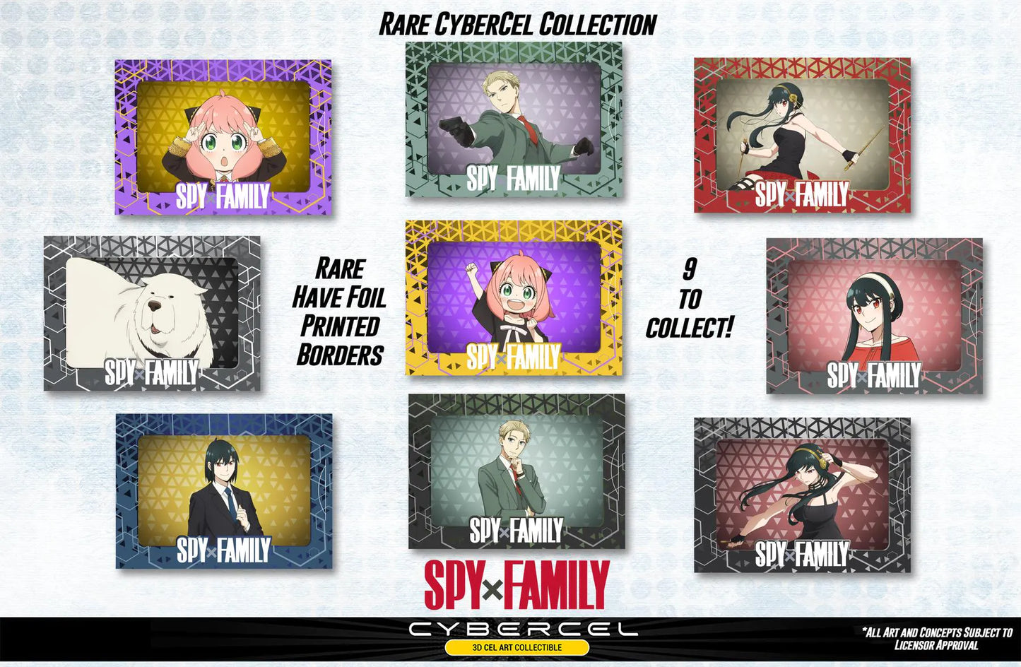 Spy x Family Series 1 Cybercel 3D Cel Art Collectible Pack