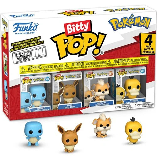 Pokemon (Squirtle) 4-Pack Funko Bitty Pop! Figures