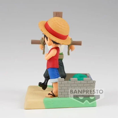 One Piece Monkey D. Luffy and Roronoa Zoro Log Stories World Collectable Mini-Figure