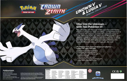 Pokemon TCG: Crown Zenith Special Collection [Unown V & Lugia V] Damaged Box!