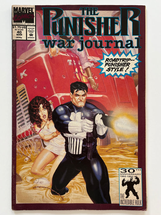 1992 Marvel Comics - The Punisher #40 (War Journal) Good Condition