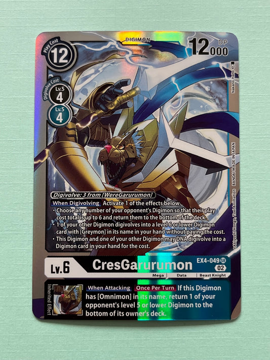 Digimon CCG - Lv.6 CresGarurumon - (EX4-049) Alternative Being - SR - NM
