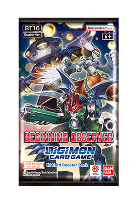 (Preorder 5/24) Digimon Card Game: Beginning Observer Booster Pack (BT-16)