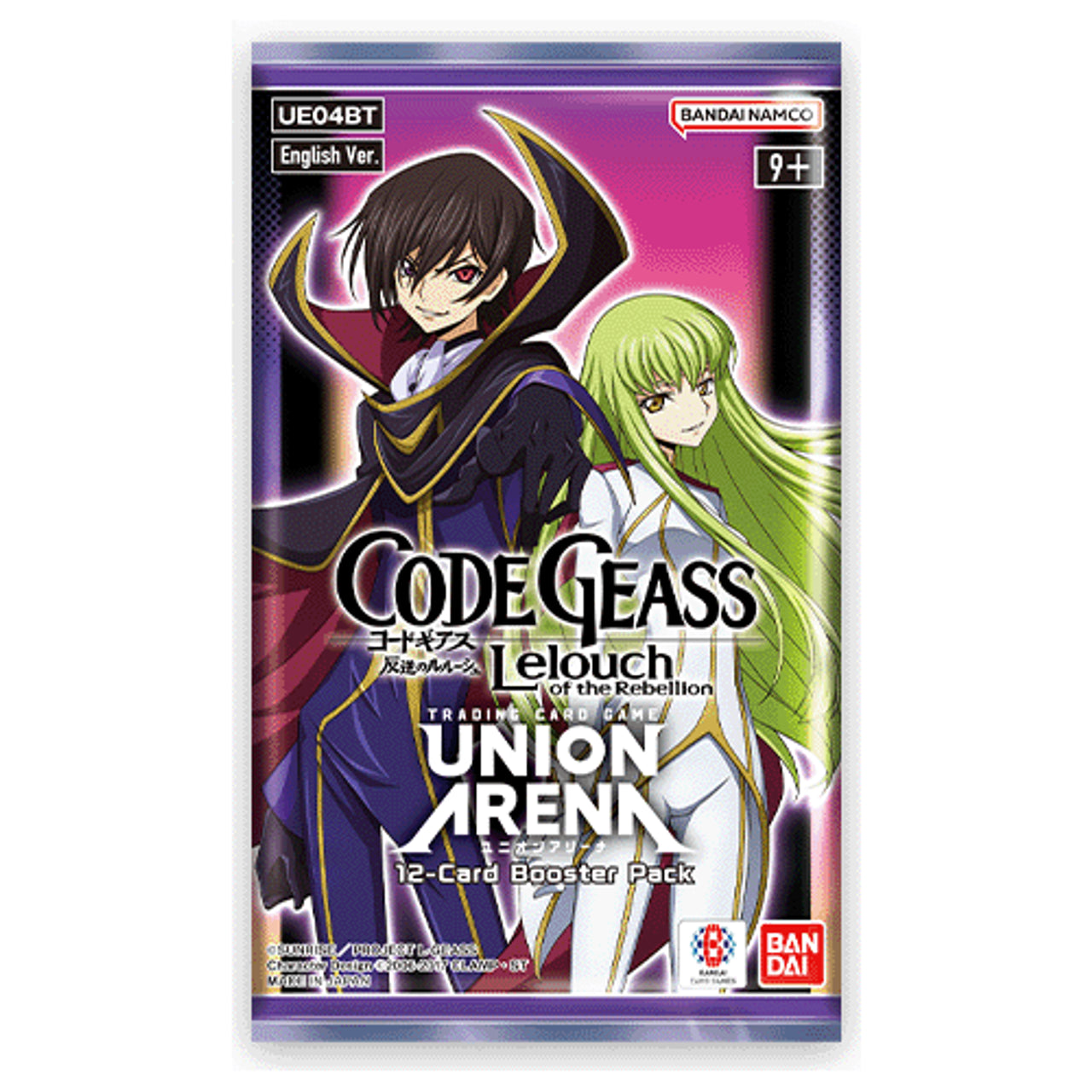 Union Arena TCG - Code Geass: Lelouch of the Rebellion Booster Pack (UE04BT)