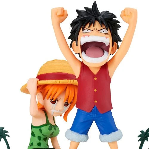 (Preorder May 2024) One Piece Luffy & Nami World Collectable Figure Log Stories Mini-Figure