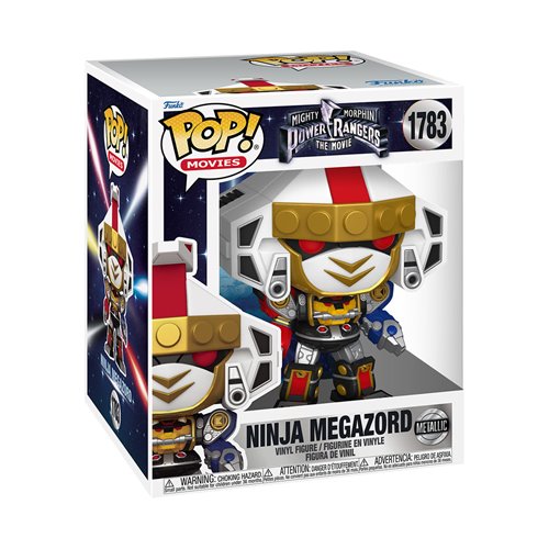 Mighty Morphin Power Rangers: The Movie Ninja Megazord Metallic Super 6-Inch Funko Pop! Vinyl Figure #1783