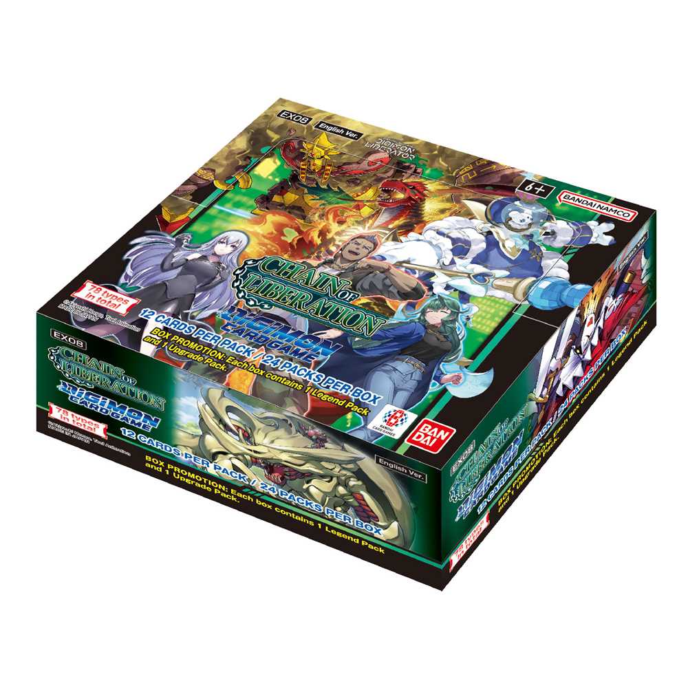 Digimon Card Game: Chain of Liberation Booster Box (EX-08)