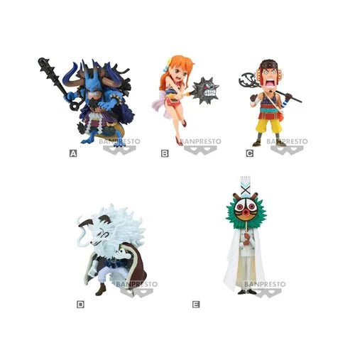 (Back Order 2024) One Piece Wanokuni Onigashima Vol. 8 WCF Mini-Figure Set of 5
