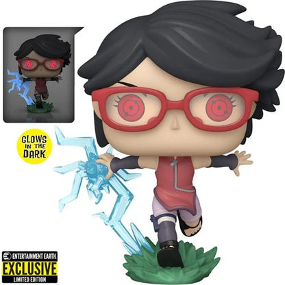 Boruto Sarada with Sharingan Glow-in-the-Dark Funko Pop! Vinyl Figure - EE Exclusive