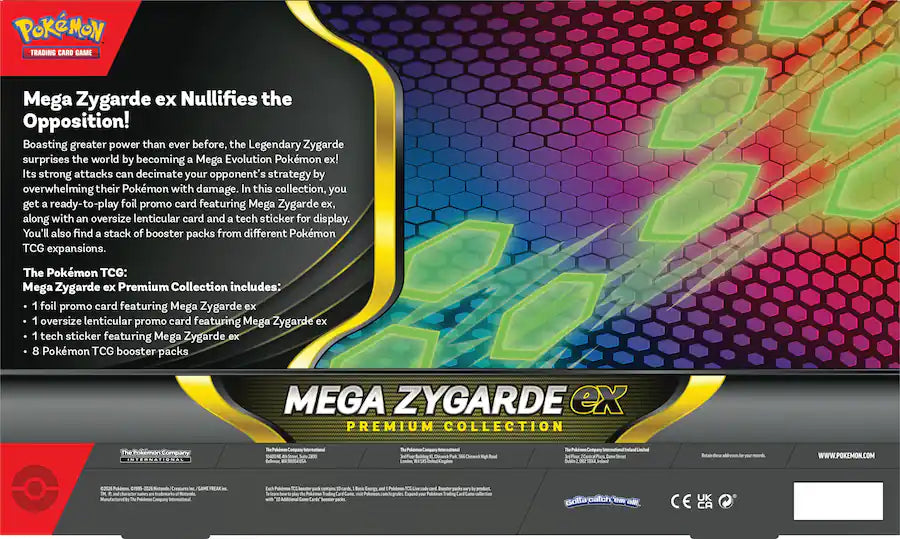 (Preorder 5/22) Pokemon TCG: Mega Zygarde ex Premium Collection