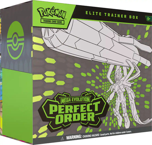 (Preorder 3/27) Pokemon TCG: Mega Evolution - Perfect Order Elite Trainer Box