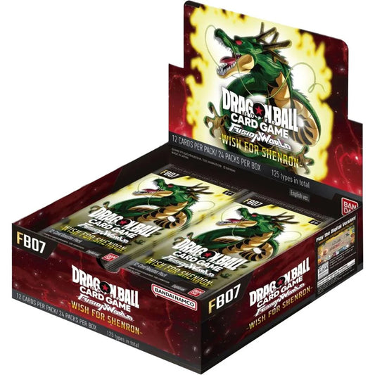 (Preorder 9/19) Dragon Ball Super Card Game: Fusion World - Wish of Shenron Booster Box (BT-07)