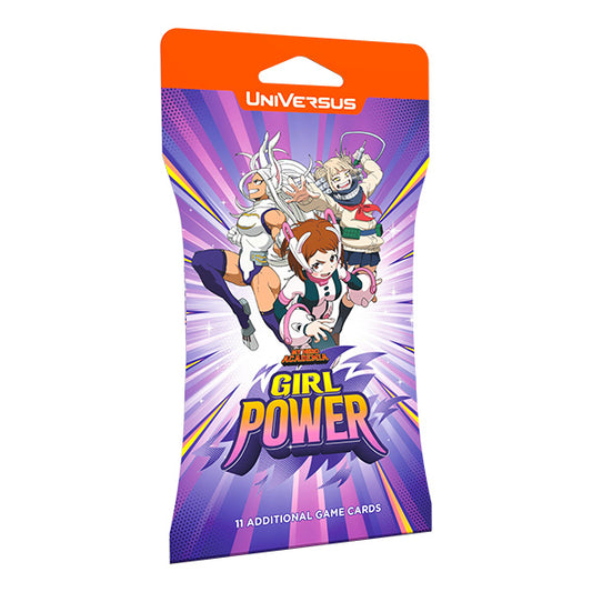 UniVersus - My Hero Academia CCG: Girl Power Hanging Booster Pack