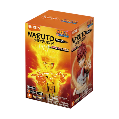Naruto Shippuden Blokees: GV03 Heart of a Ninja 4-inch Gravity Model Kit